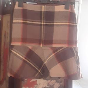 Talbots Plaid Wool skirt.